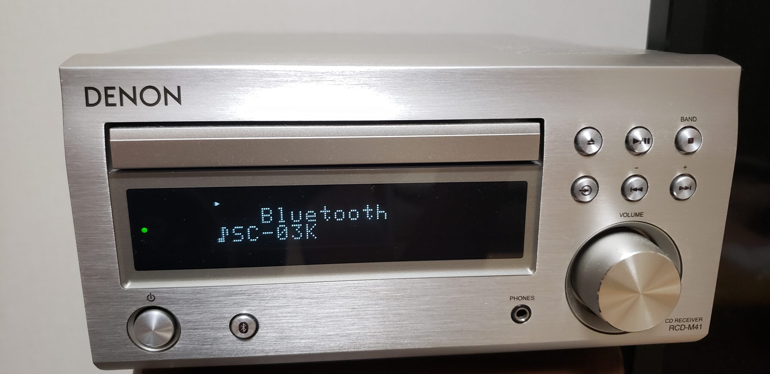 デノン Denon RCD-M41 ワイドFM AM/FMラジオチューナー ディスクリートアンプ搭載 Bluetooth?対応 CDレシーバ 