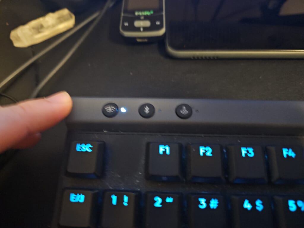 LIGHTSPEED接続に切り替えた様子